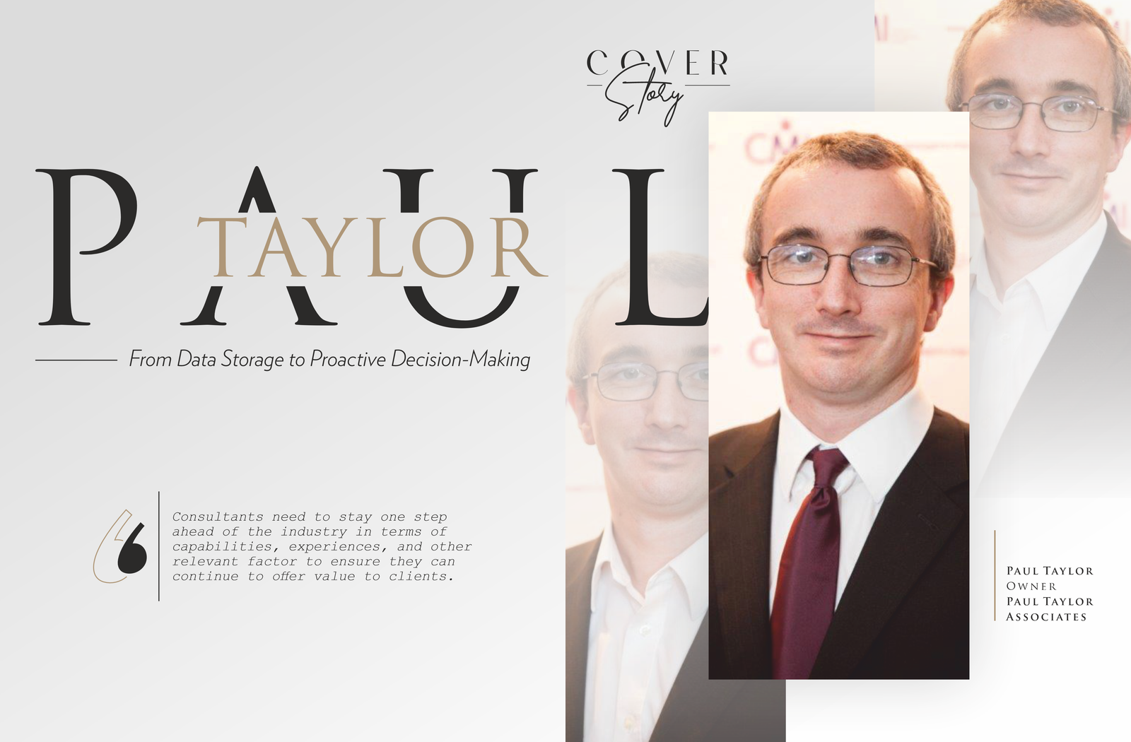 Paul Taylor: From Data Storage to Proactive Decision-Making