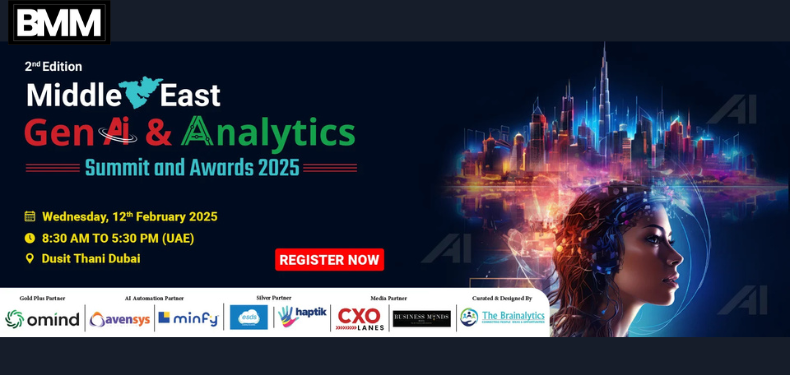 𝗠𝗶𝗱𝗱𝗹𝗲 𝗘𝗮𝘀𝘁 𝗔𝗜 & 𝗔𝗻𝗮𝗹𝘆𝘁𝗶𝗰𝘀 𝗦𝘂𝗺𝗺𝗶𝘁 & 𝗔𝘄𝗮𝗿𝗱𝘀 𝟮𝟬𝟮𝟱 | Business Minds Media