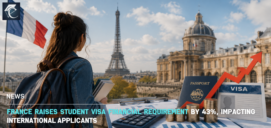 France Raises Student Visa Financial Requirement by 43%, Impacting International Applicants