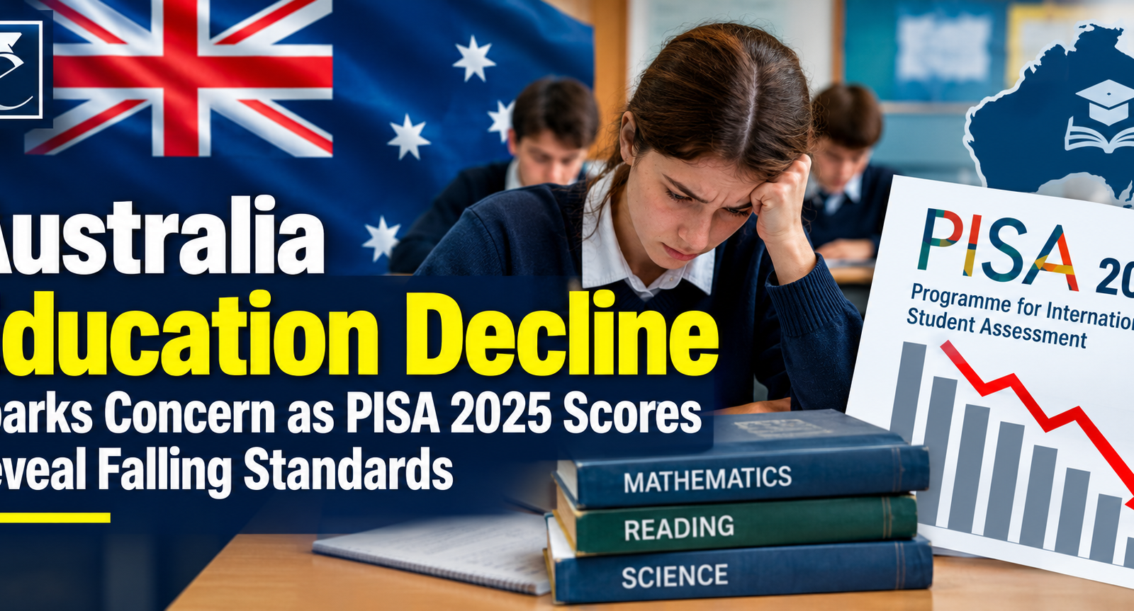 Australia Education Decline Sparks Concern as PISA 2025 Scores Reveal Falling Standards