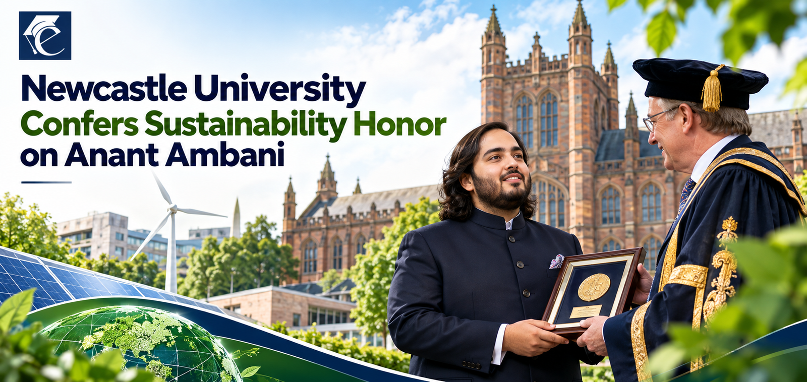 Newcastle University Confers Sustainability Honor on Anant Ambani