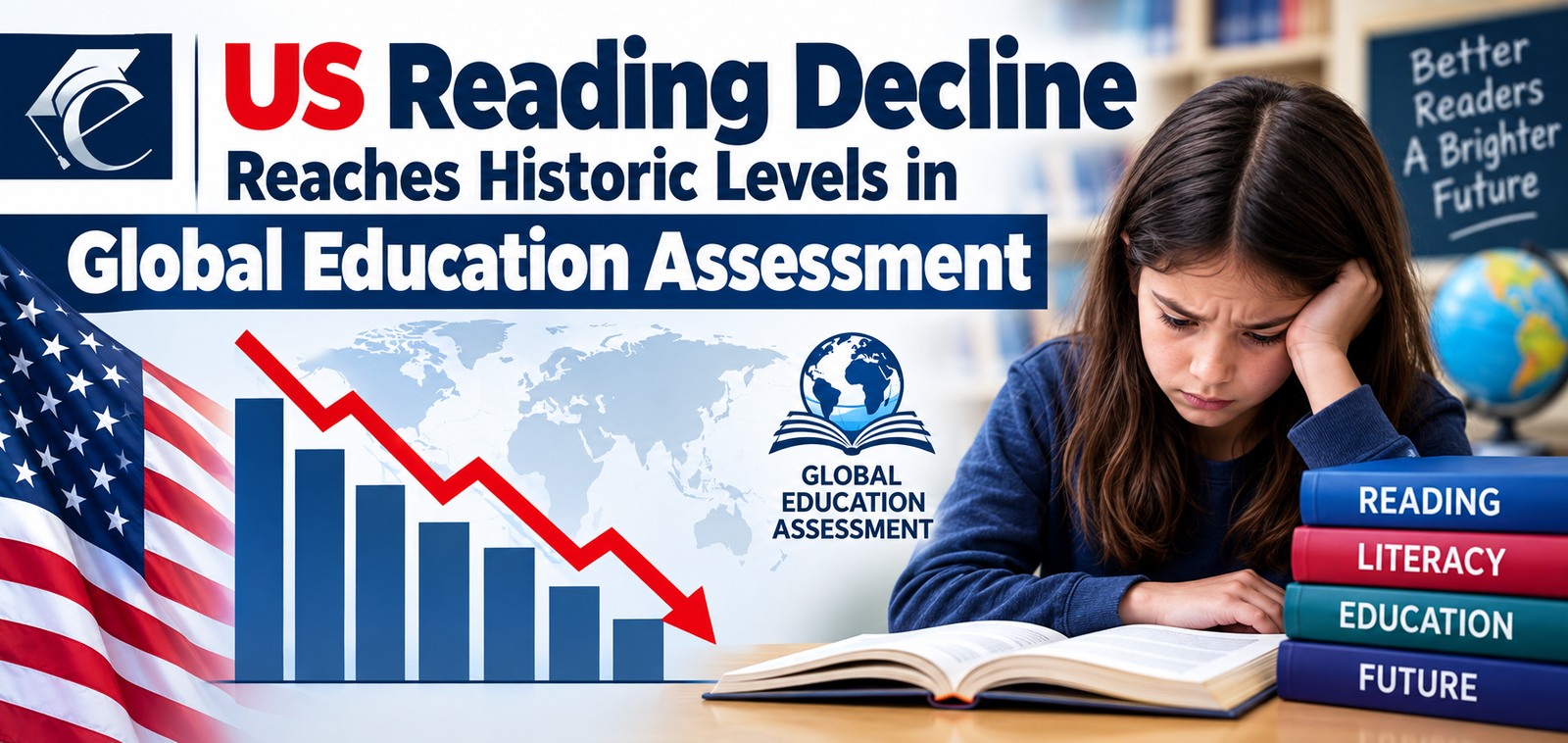 US Reading Decline Reaches Historic Levels