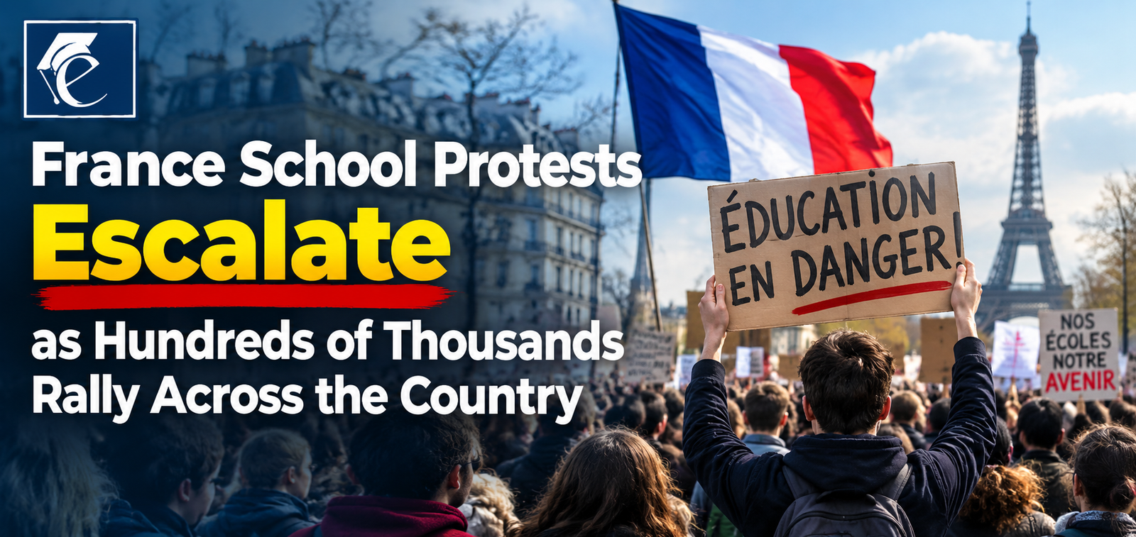 France School Protests Escalate