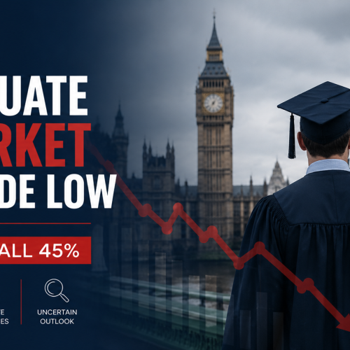 UK Graduate Job Market Hits Decade Low as Vacancies Fall 45%